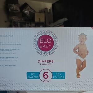 Diapers - Size 6, White